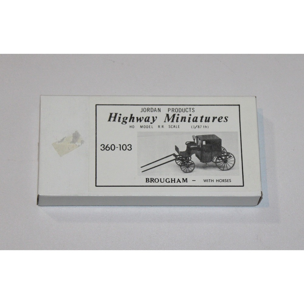 Jordan Products Highway Miniatures model RR kit 1/87 HO scale Brougham 360-103